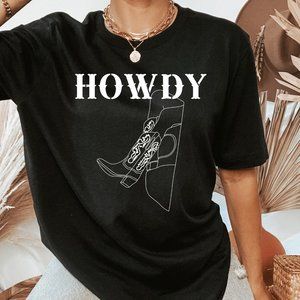 Howdy Western Boots Tee